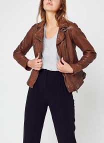 Chaquetas de cuero VIDEO mujer marrón