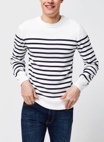 Jerseys Pull Marin "Groix" Homme hombre blanco