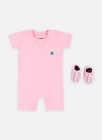 Salopettes Combinaison - Lil Chuck Romper & Sock Set fille rose