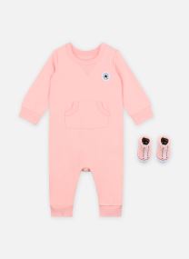 Bodys mangas cortas Lil Chuck Coverall W/ Sock Bootie Set niña rosa
