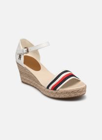 Alpargatas compensadas y plataformas MID WEDGE CORPORATE mujer blanco