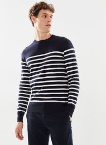 Pulls Pull marinière - GARRY homme bleu