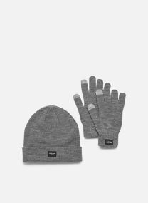 Autres accessoires Set hivernale - Jacbeanie & Glove Knit Giftbox Jnr garçon gris