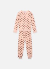 Ensembles de pyjamas Pyjama - Lurette en velours fille rose
