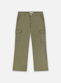 Pantalons Pantalon Cargo - Nkfrose Wide Twill Cargo 8108-Ba fille vert