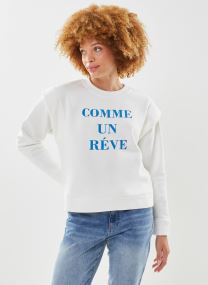 Sweatshirts Sweatshirt - PCJANETTA LS SWEAT femme blanc