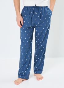Joggers Pantalon de pyjama Polo Bear coton rayé hombre azul