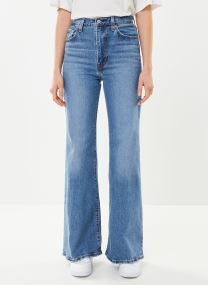 Jeans acampanados Ribcage Bells mujer azul
