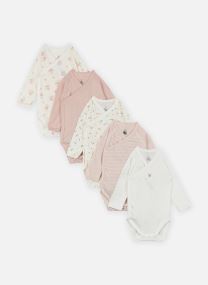 Lots de bodies Lot de 5 Bodies Croisés Manches Longues Fleurs multicolore