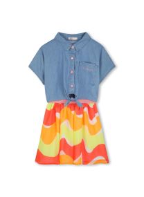 Vestidos U21023 niña azul