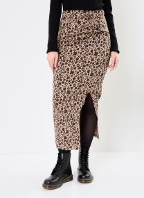 Jupes mi-longues Jupe midi - NMCAMILLA HW KNOT SKIRT JRS NOOS femme marron