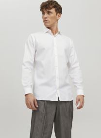 Camisas JPRBLAPARKER SHIRT L/S NOOS hombre blanco