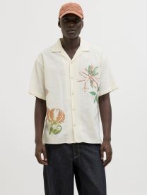 Camisas JORLUKE RETIRO AOP SHIRT SS SE25 hombre blanco