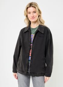 Chaquetas vaqueras Pitstop Denim Metal Station Jacket mujer negro