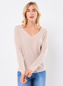 Tee-shirts manches longues T-shirt - TEVA femme beige